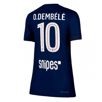 Billige Fotballdrakt Paris Saint-Germain Ousmane Dembele #10 Replika Hjemmedrakt Dame 2025-26 Kortermet